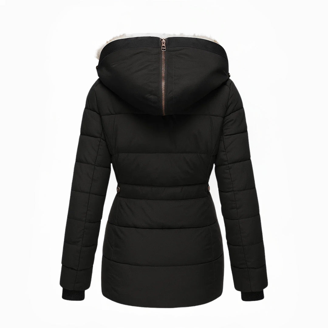 Anna | Manteau d'hiver avec doublure en fourrure