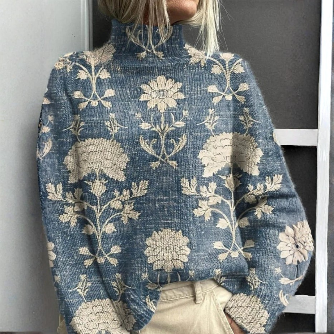 Ashley | Pull à col roulé chaud et élégant