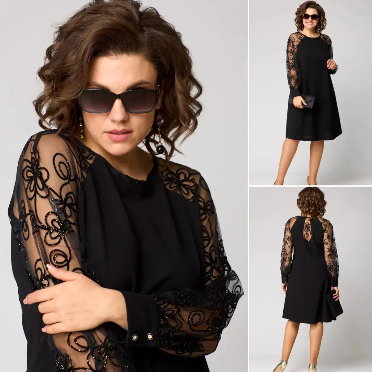Regina | Robe midi classique pour les occasions spéciales