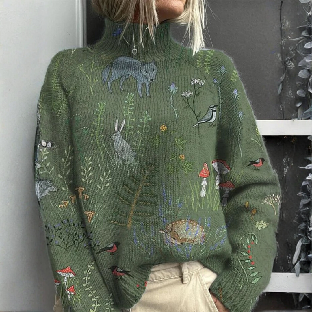 Ashley | Pull à col roulé chaud et élégant