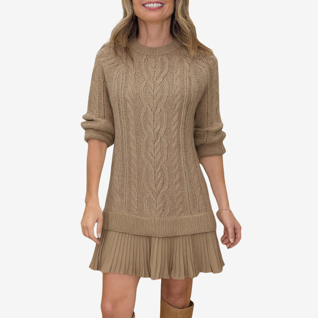 Maison Argent™ |  Robe Pull en Maille
