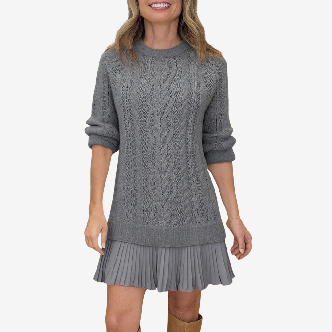 Maison Argent™ |  Robe Pull en Maille