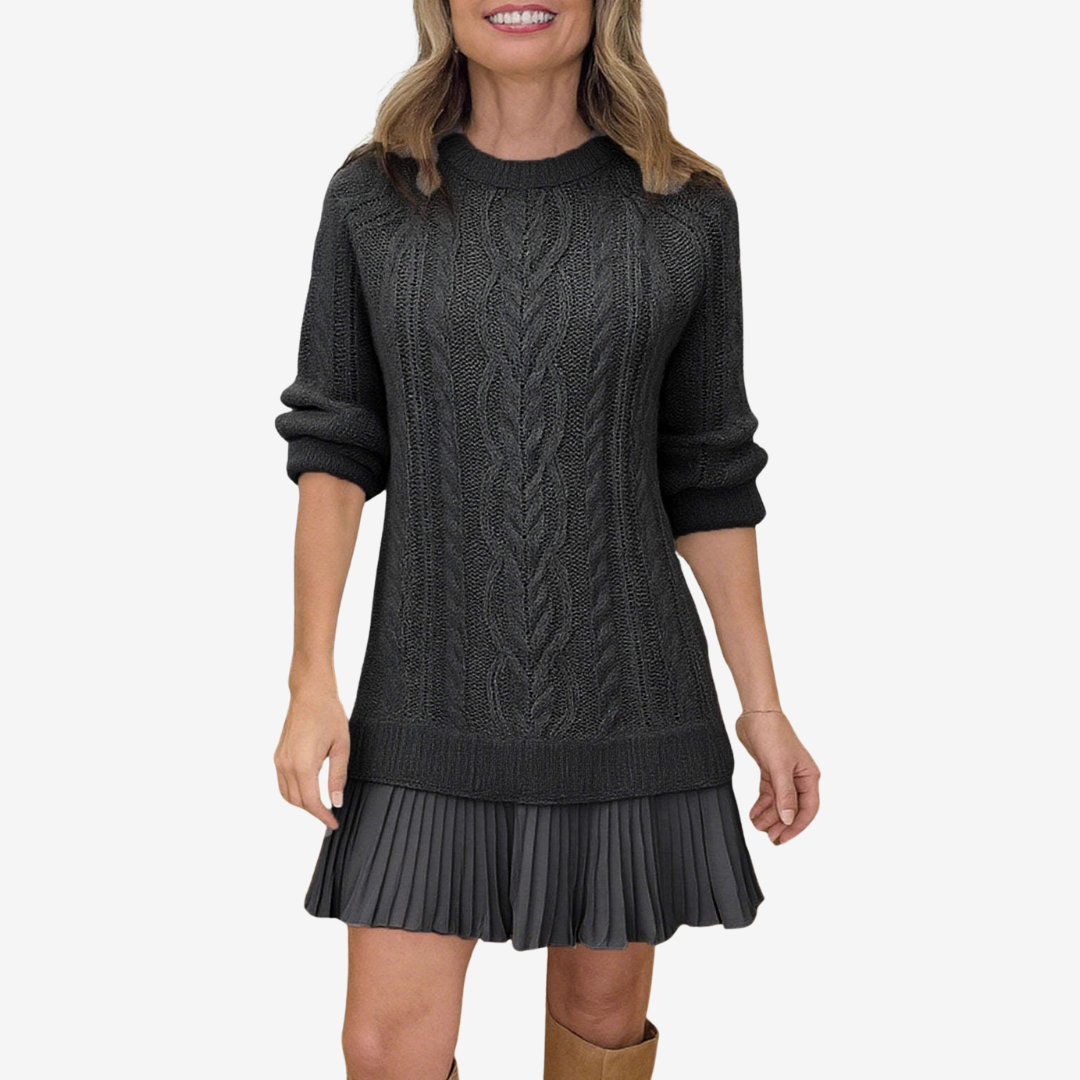 Maison Argent™ |  Robe Pull en Maille