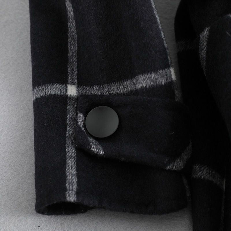 Valeria | Manteau élégant en laine à carreaux