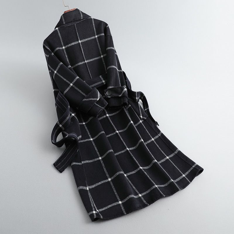 Valeria | Manteau élégant en laine à carreaux