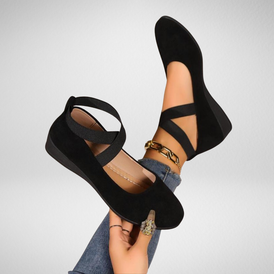 Éliane – Chaussures compensées fermées et confortables