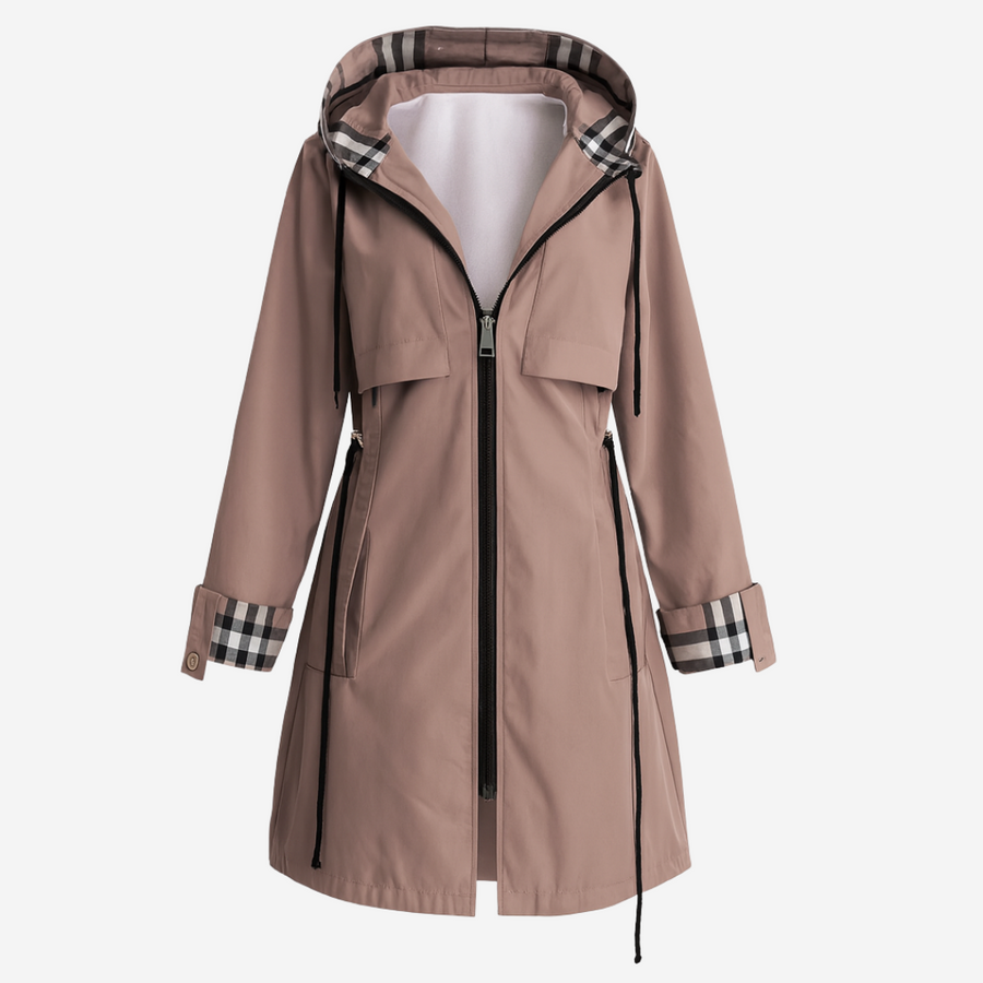 Maison Argent | Trench élégant contemporaine pour la mi-saison