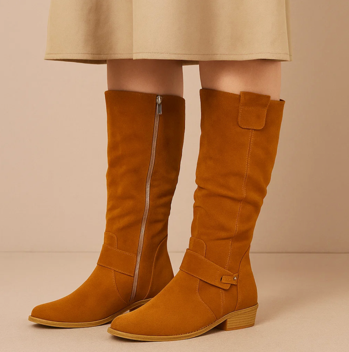 BelleVie | Bottes en daim élégantes