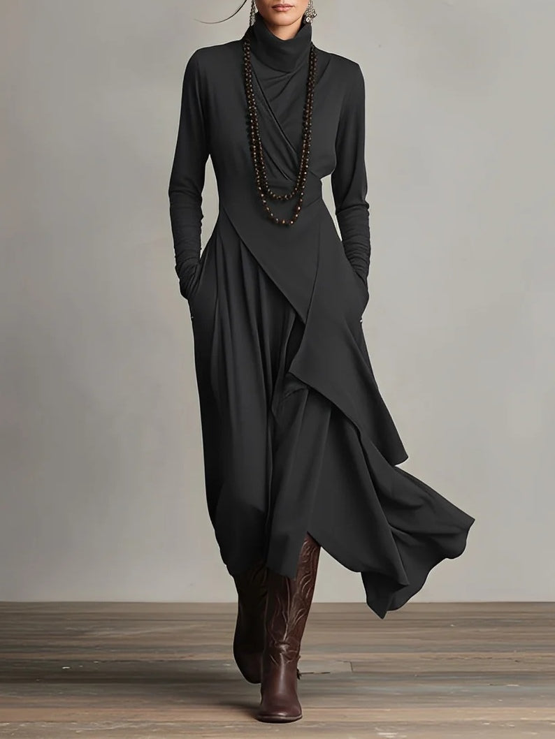 LARISSA | Robe Asymétrique de Haute Qualité