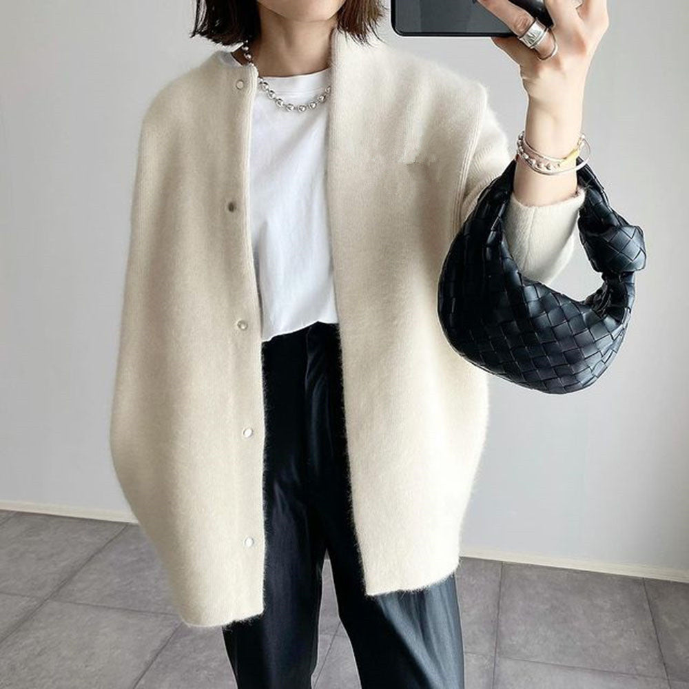 MaisonArgent™| Cardigan long en laine douce