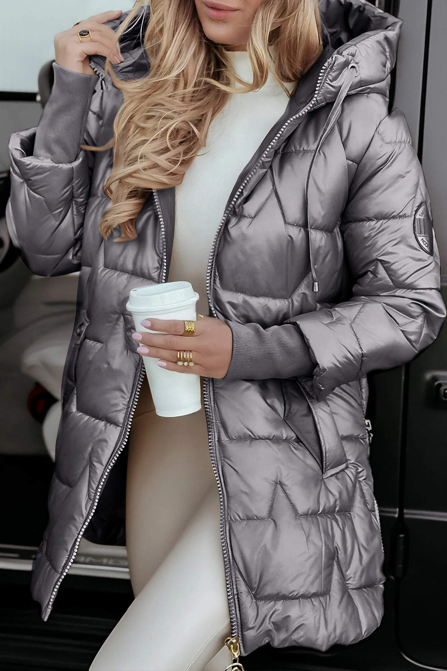 Argent™| Manteau à capuche pour l'automne