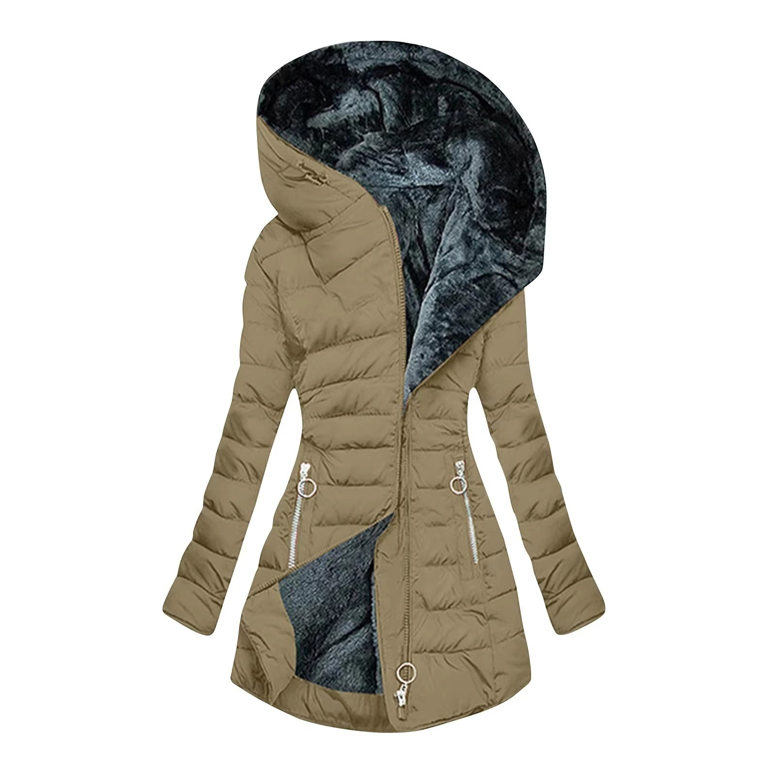 Camilla I Manteau d’hiver chaud et luxueux