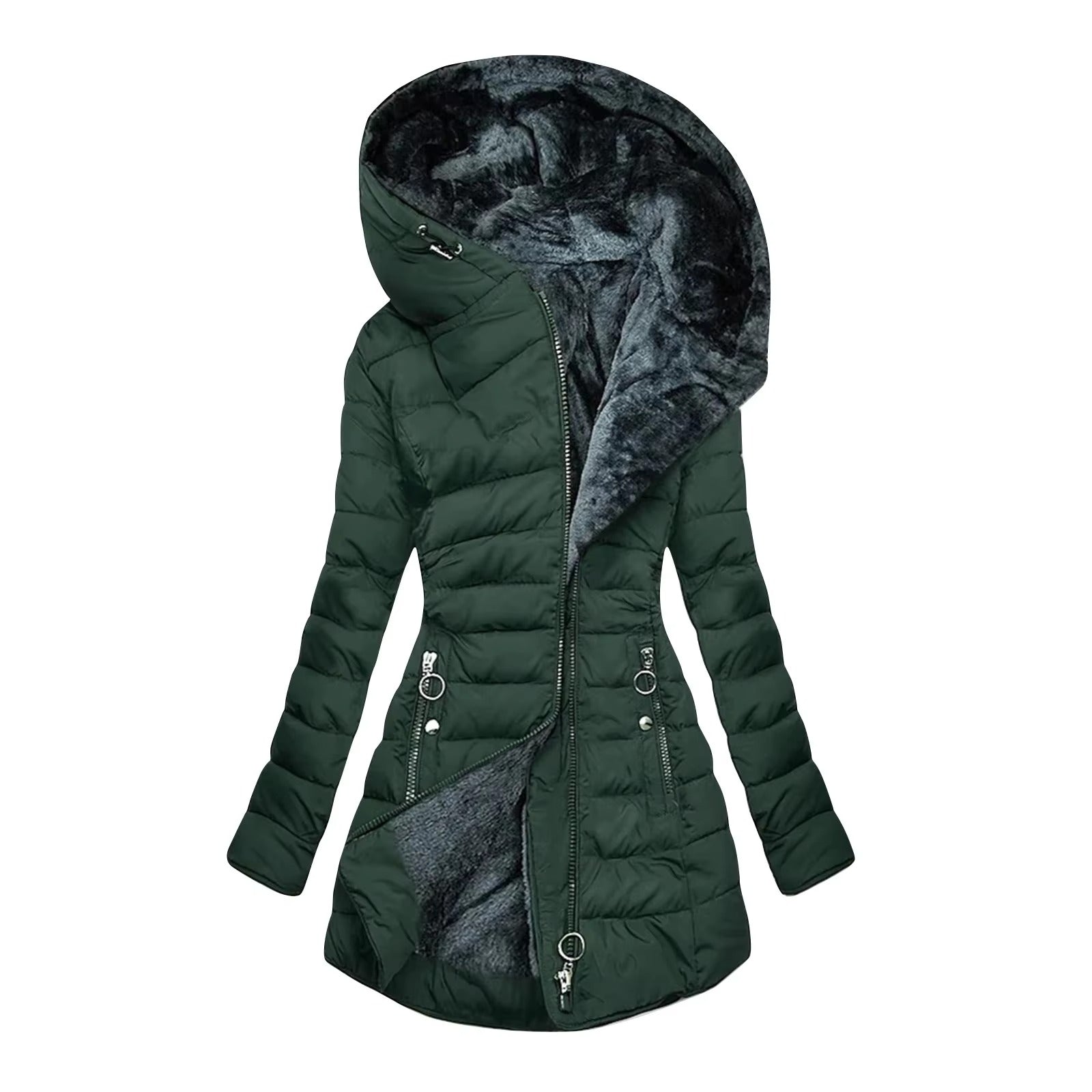 Camilla I Manteau d’hiver chaud et luxueux
