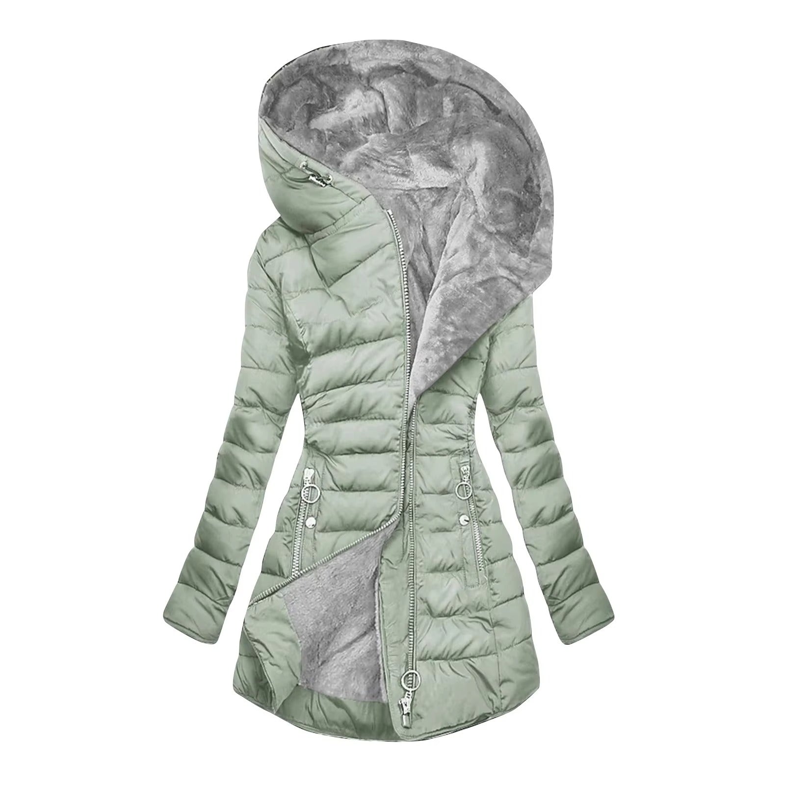 Camilla I Manteau d’hiver chaud et luxueux